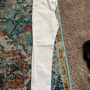 White high rise ZARA jeans